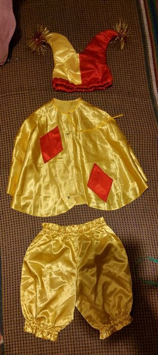 Костюм клоуна. Костюм шута. Костюм на свято.Детский костюм Арлекин