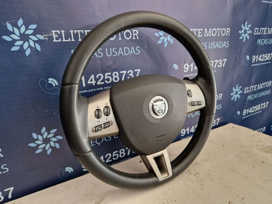 Volante usado pele com airbag JAGUAR XF X250