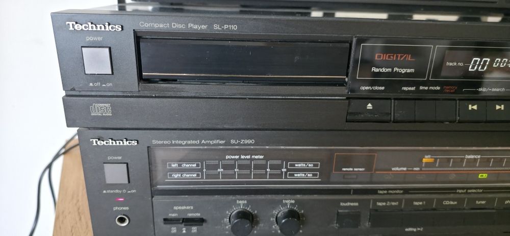 Wieża technics Su-Z990 wzmacniacz plus cd sl p110 i tuner st-z990l