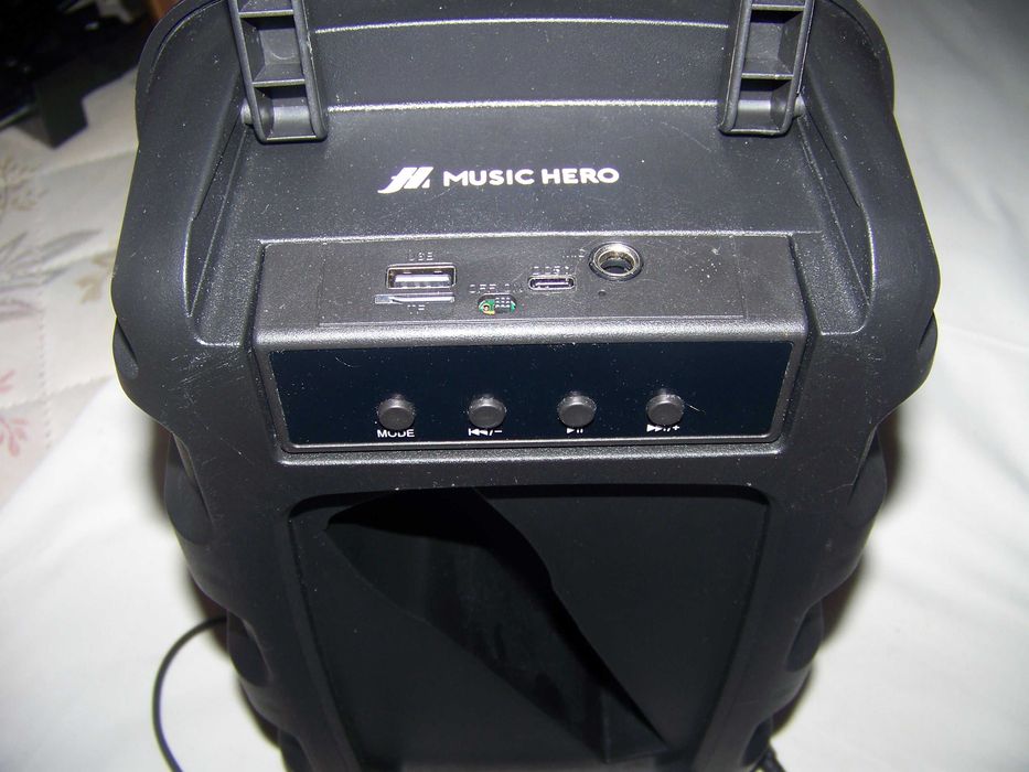 colunas para USB e microfone