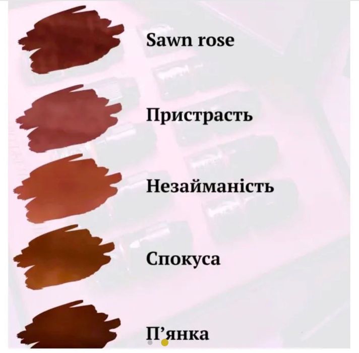 Пігменти для брів та губ лідер leader by druzhinina, milk chocolate