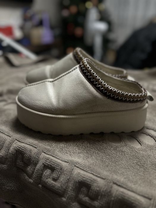 Угги сабо женские без задника утепленные р.37-38