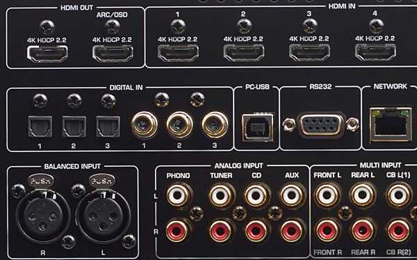 Rotel RSP-1576 - Processador AV 4K Dolby Atmos/DTS-X