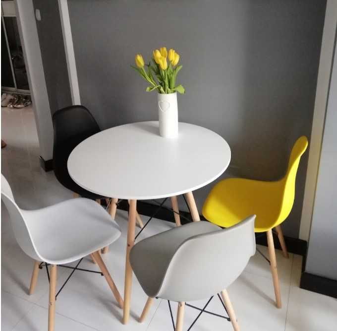 Стілець, Крісло Скандинавське MiLANO, Стул, Кресло ( білий, сірий)