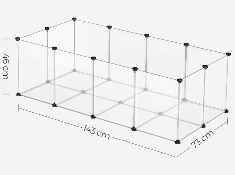 Zagroda dla zwierząt NOWA wybieg kojec z płyt dla królika chomika