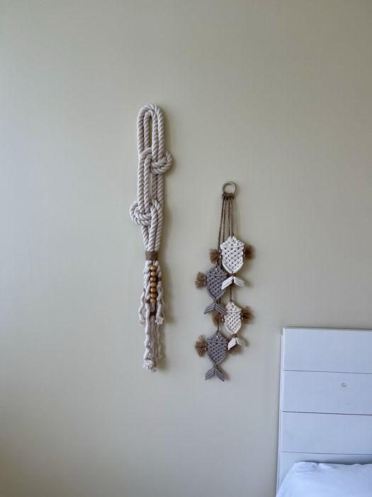 Adornos em macrame