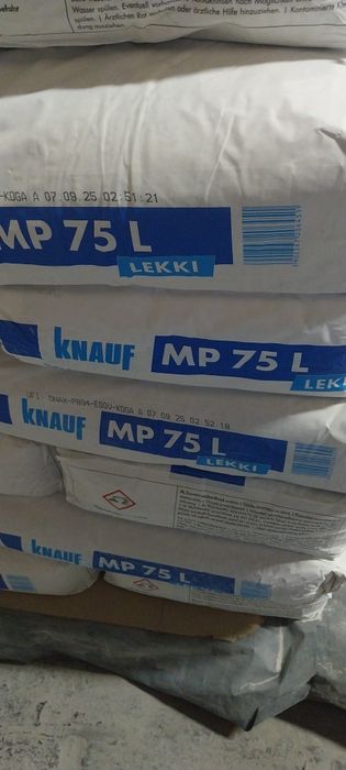 Gips tynkarski maszynowy MP75 Knauf