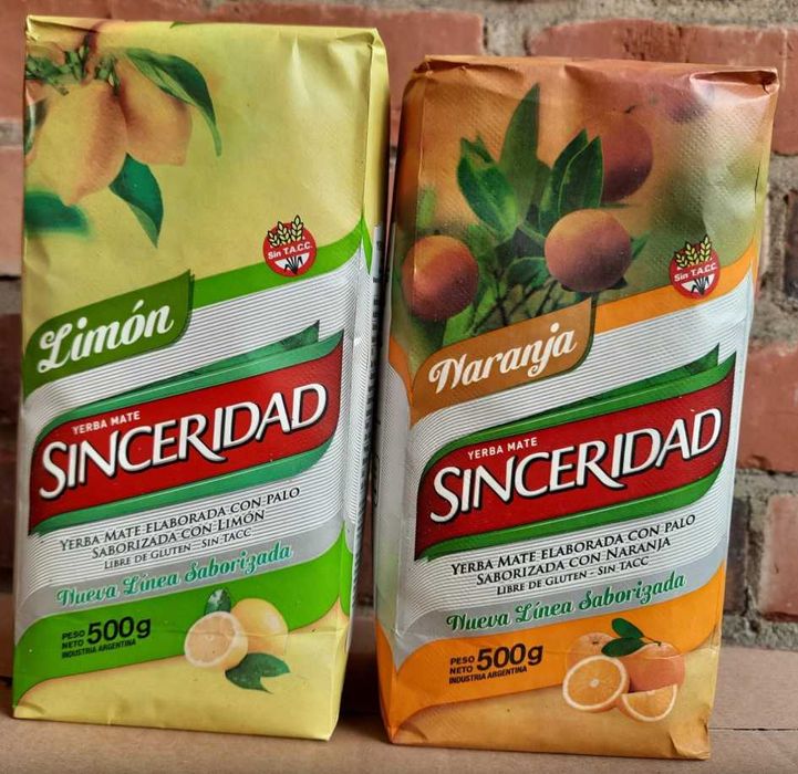 Yerba Mate owocowe - zestaw 2 x Sinceridad