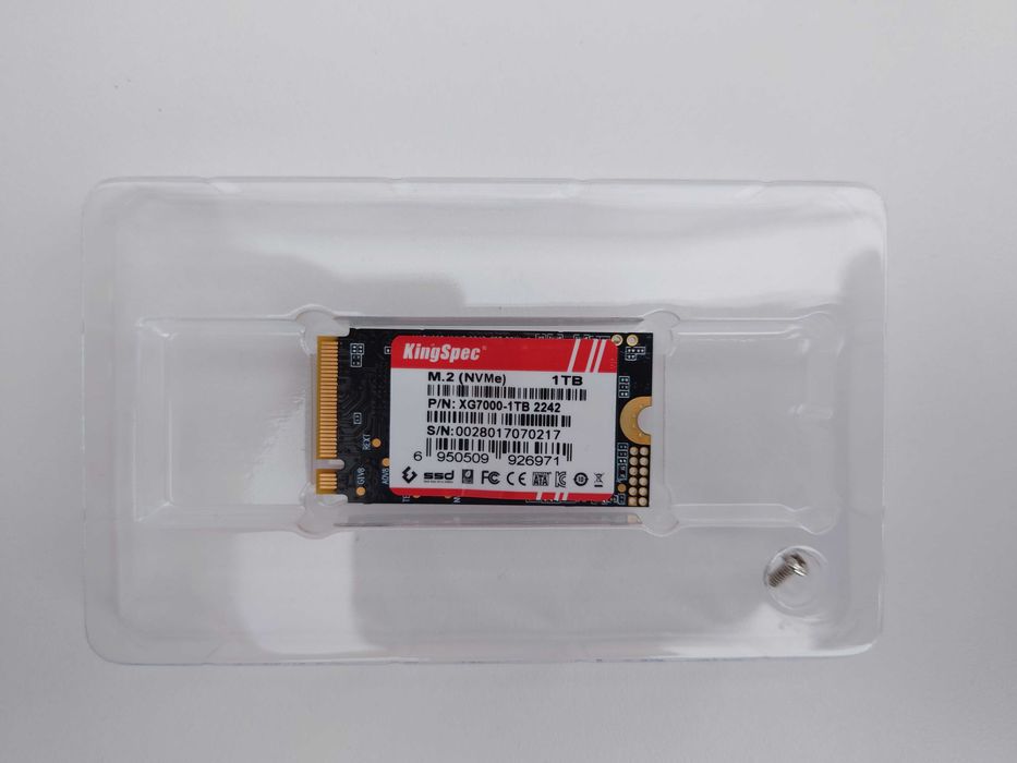SSD NVMe 1Tb KingSpec XG7000 m.2 PCIe Gen 4.0x4 размер 2242