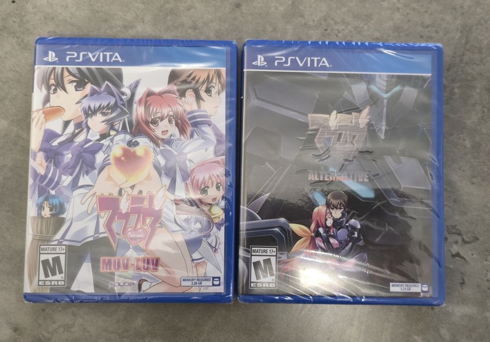 Продам ігри із серії Muv Luv для PS Vita