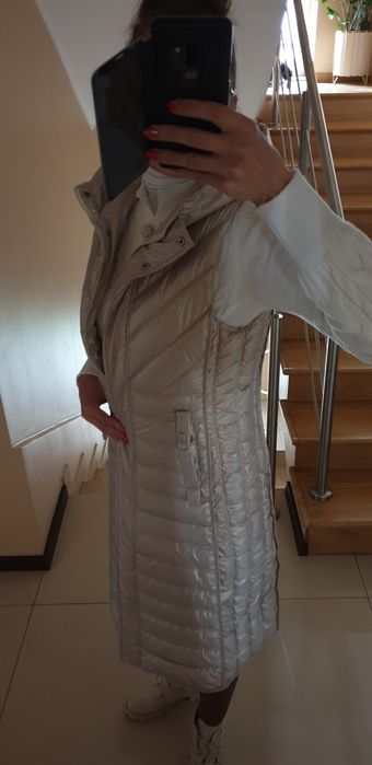 Złota kamizelka taliowana, polyskująca. Hit