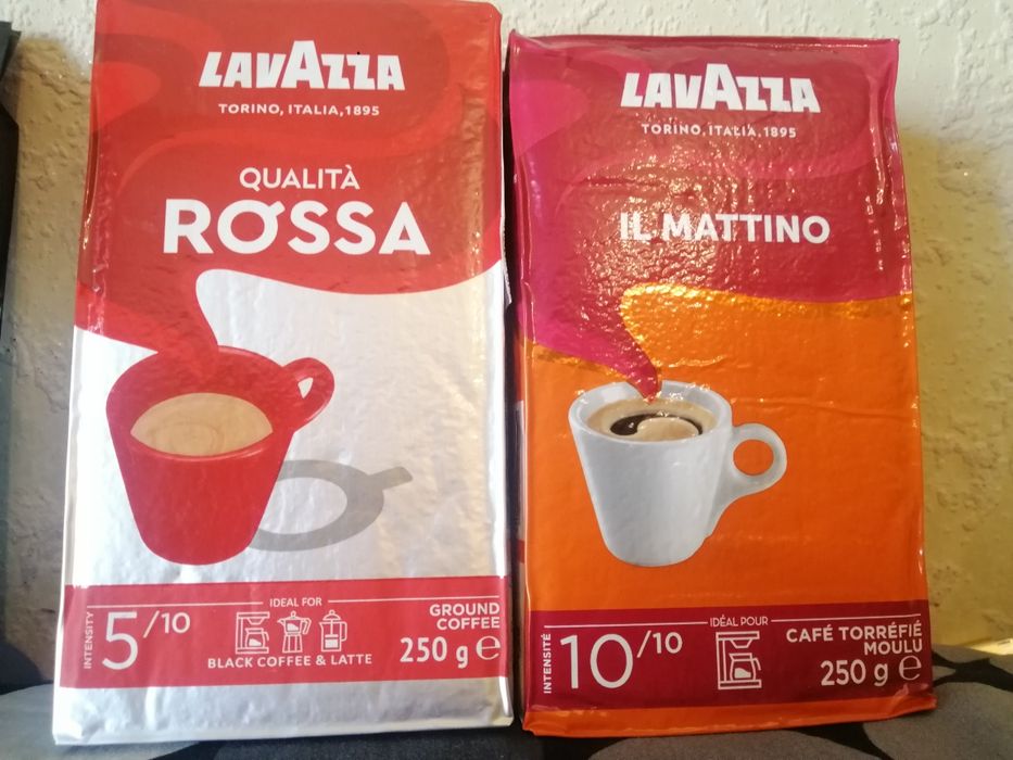 Lavazza Італія кава мелена Mountain grown, espresso, Rosso, il mattino,