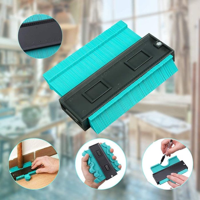 New! 14.6 cm Profile Contour Gauge, Offer Includes Tape Measure64729414589826123