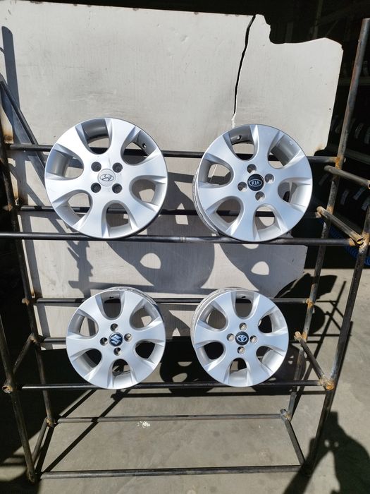 Felgi 15" 4x100 Et 52 6j Hyundai Kia Toyota Suzuki