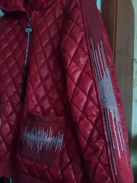 Sassofono, Eze модная куртка/ бомбер.  Еврозима. Камни качество! 52/54