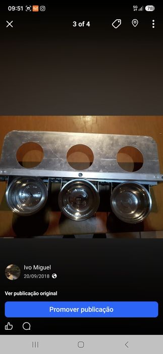 Comedouros rotativos em aluminio