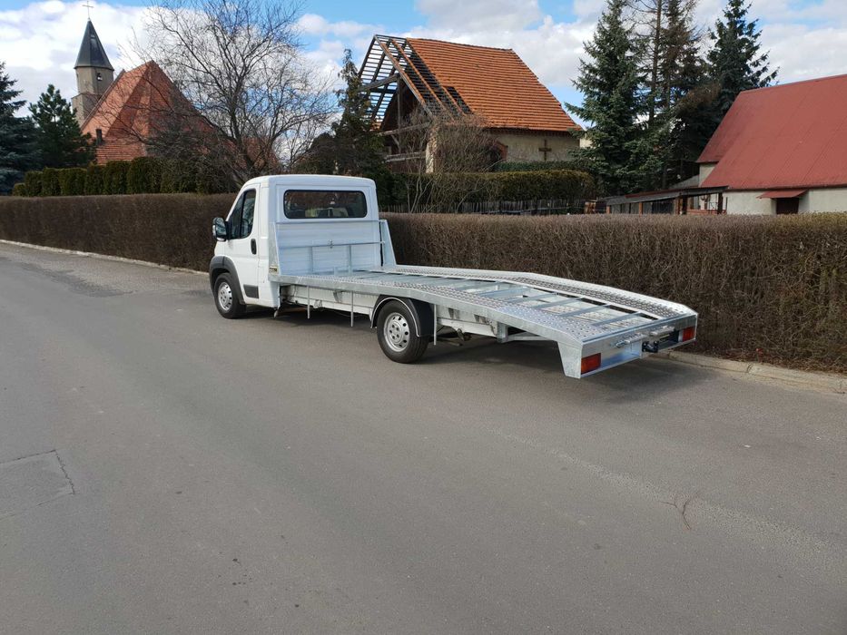 najazd ZABUDOWA autolaweta POMOC DROGOWA ducato producent KUNICE