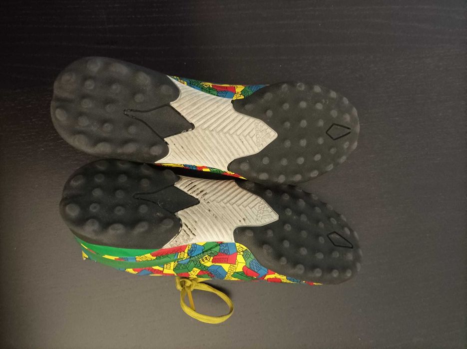 chuteiras criança adidas lego 36