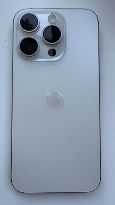 iPhone 15 Pro 128GB білий - ідеальний стан