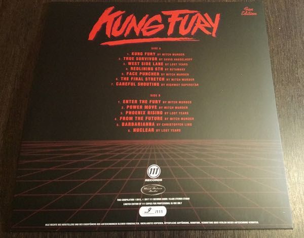Виниловая пластинка Kung Fury / Soundtrack / OST / саундтрек / Mint