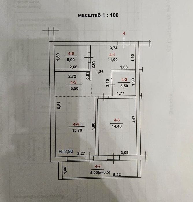 2-комнатная квартира по адресу ул. Огренича Николая (площадь 60 м²) - Atlanta.ua - фото 12