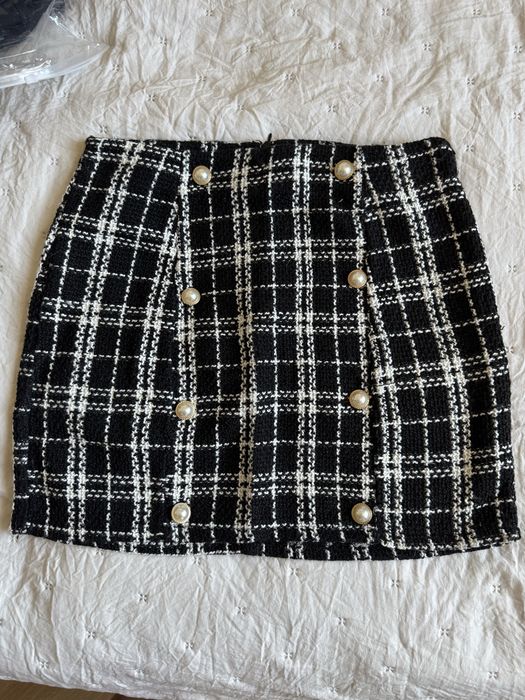 Spodnica w krate elegancka