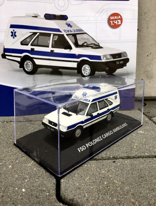 POLONEZ CARGO AMBULANS-auta PRL,model,autka,kolekcja,rysunek