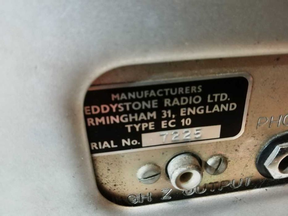EDDYSTONE  EC10   Recetor de onda curta