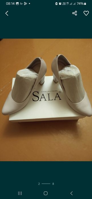 Туфлі 37розмір, шкіряні, відтінок пудра,    б/у