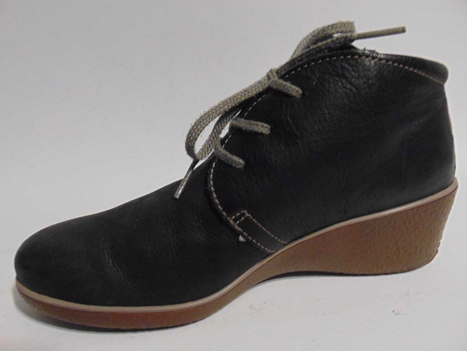 Ecco - botki skóra naturalna  38/24 cm