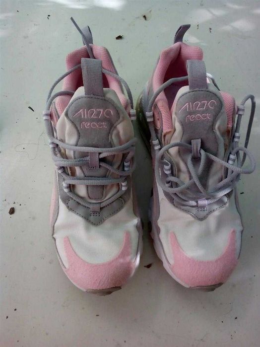 Кросівки Nike Air Max 270 React (GS) White (BQ0103-104)