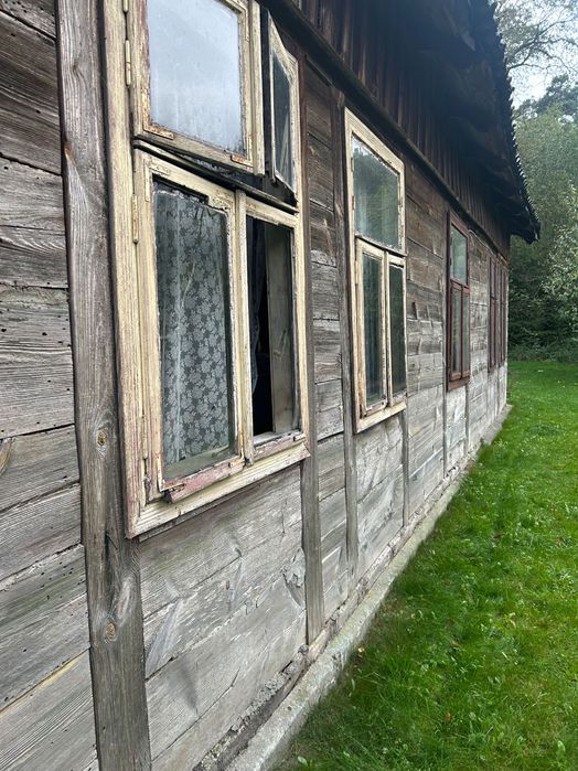 Dom drewniany do rozbiórki
