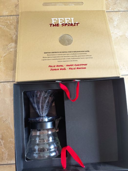 Máquina + moinho de café manual