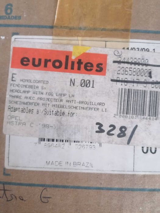 Vendo lote de faróis e farolins