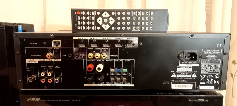 Harman kardon  AVR-151  5.1×75w/HDMI/4K/ARC/DLNA/vTuner/USB