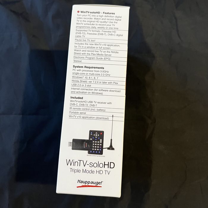 Тюнер ТВ Hauppauge WinTV-SoloHD model 01589