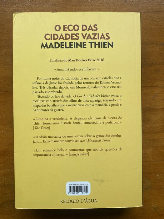 Livro: O eco das cidades vazias - Madaleine Thein