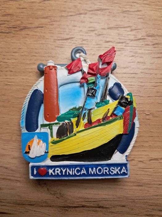 Magnes na lodówkę krynica morska