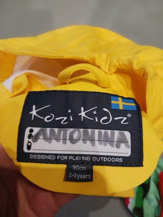 Ocieplana kurtka przeciwdeszczowa