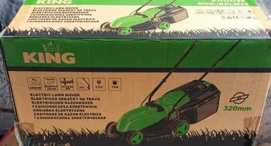 Вигідна пропозиція! Газонокосарка електрична KING Газонокосилка