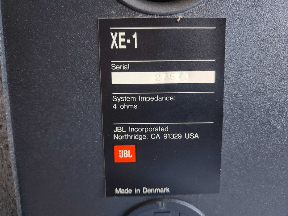 JBL XE-1 kolumny monitory stereo Made in Denmark