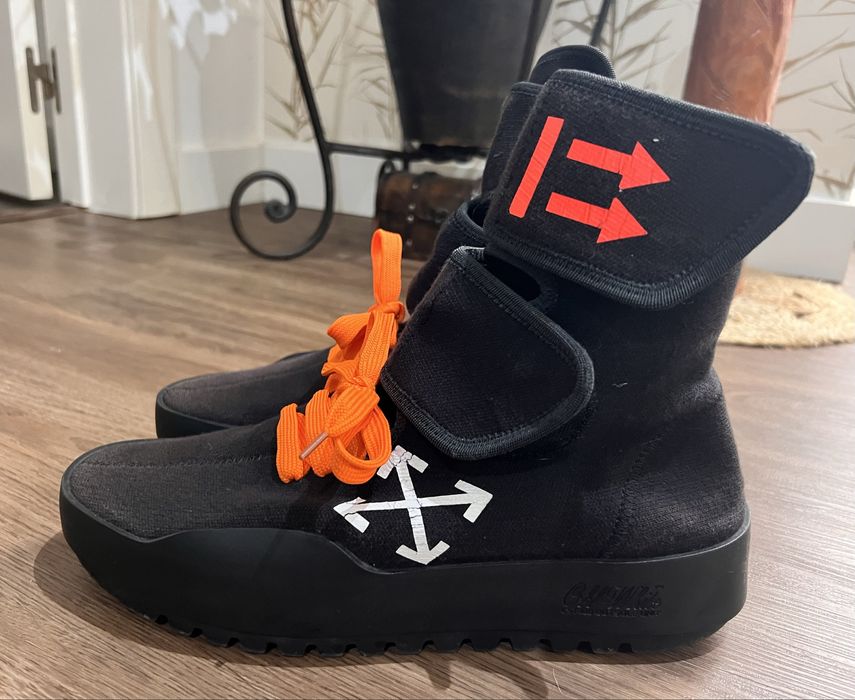 Off-White Wrap Hi-Top Sneakers.