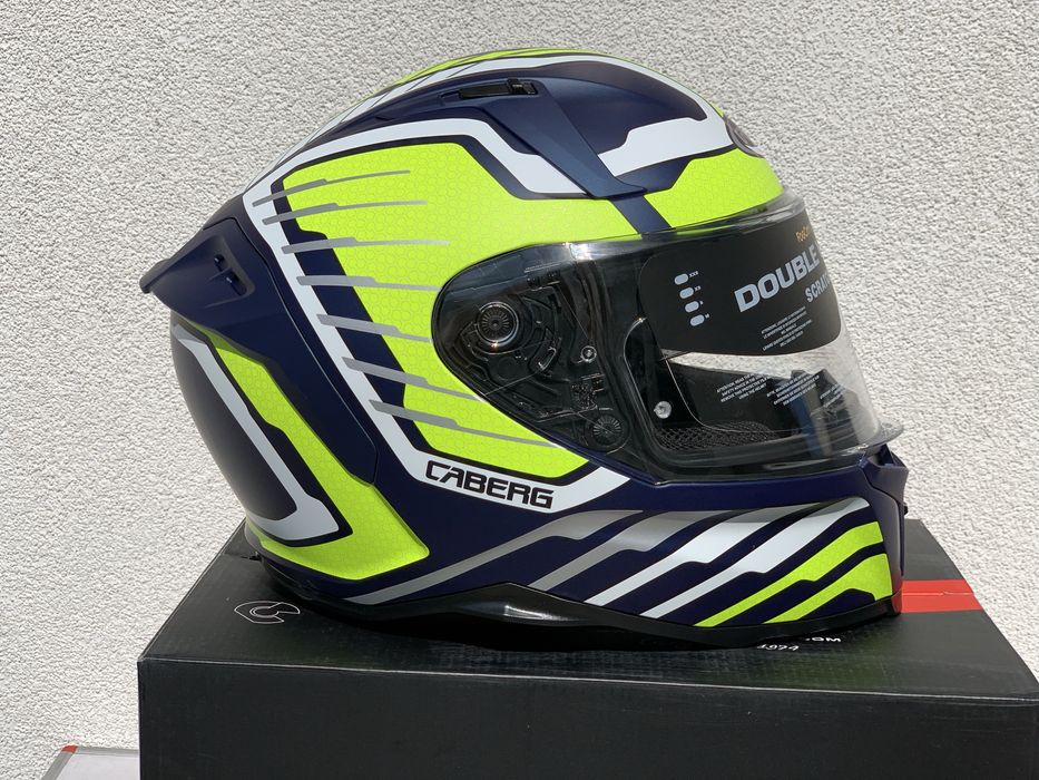 Kask motocyklowy Caberg Avalon Forge rozmiar S, Blenda, Fluo!