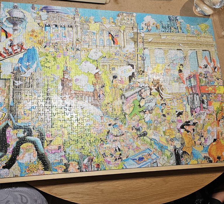 Puzzle 1000 elementów jumbo