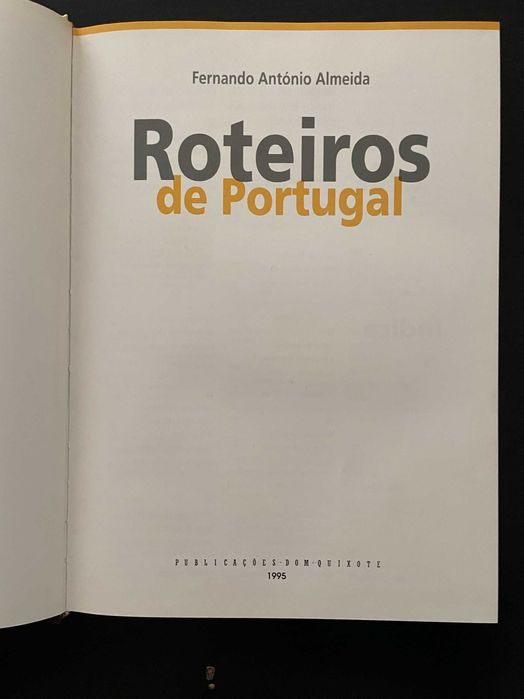 Livro "Roteiros de Portugal", Edições Dom Quixote