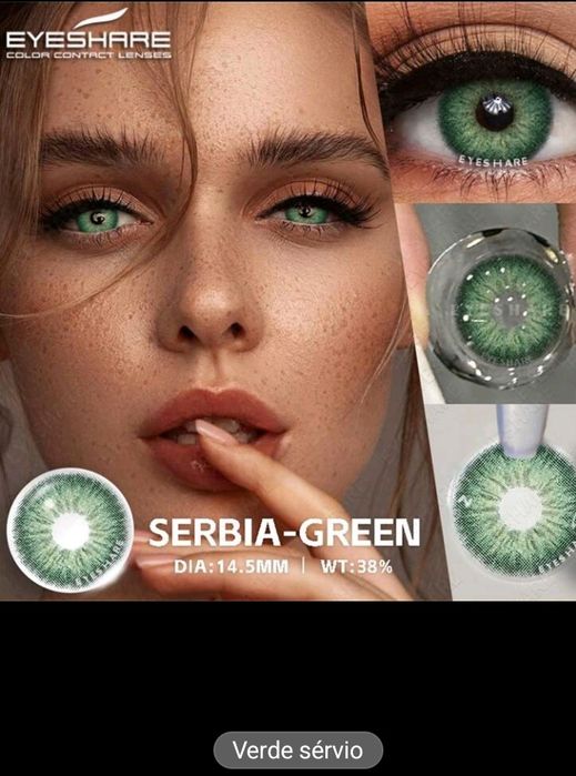 Lentes de Contacto Coloridas, Transforme o seu Olhar – Entrega Rápida