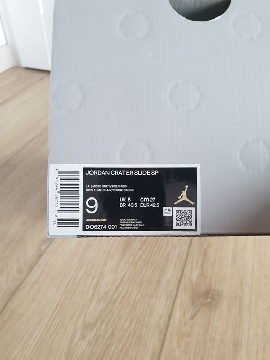 Klapki Nike Jordan Union Crater. Rozmiar 42,5