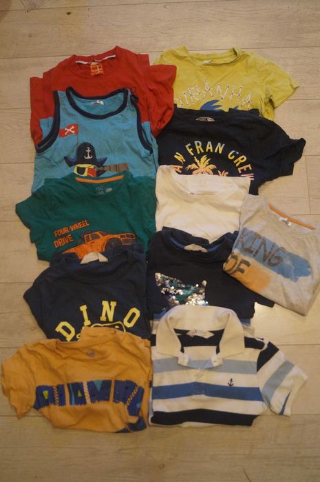 Ubrania chlopięce r.122-128