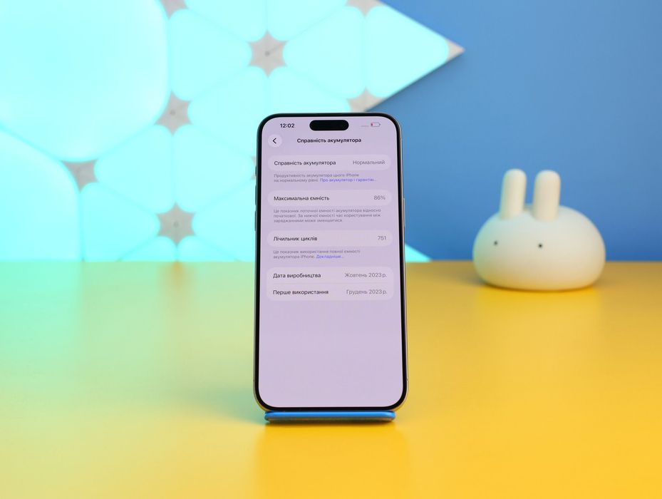 Смартфон Apple iPhone 15 Pro Max 1TB Natural (160935) Б/У З ГАРАНТІЄЮ