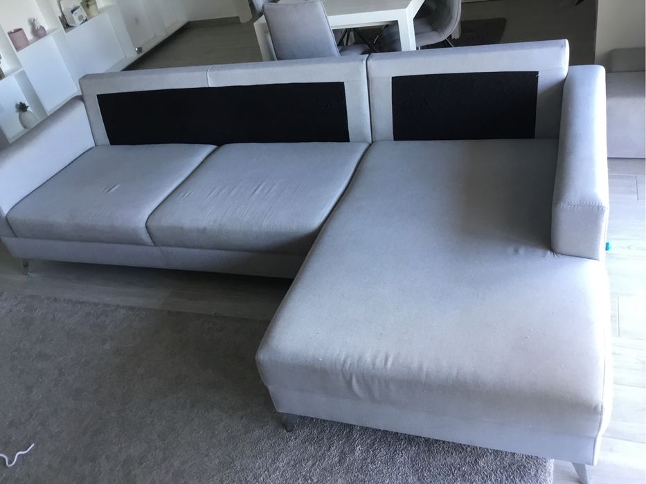 Venda de Sofa Chaise Long Cinzento (Usado)